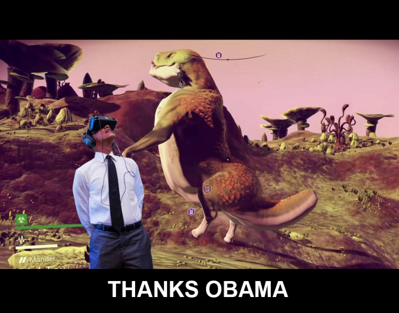 Illustration for article titled 15 Things Obama Was Actually Watching in VR